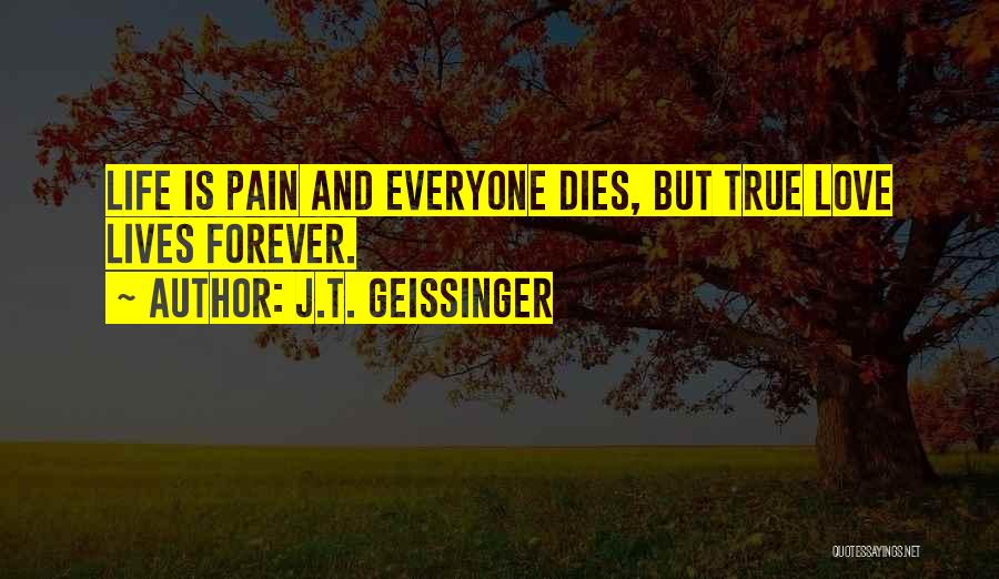 Sad Love And Pain Quotes By J.T. Geissinger