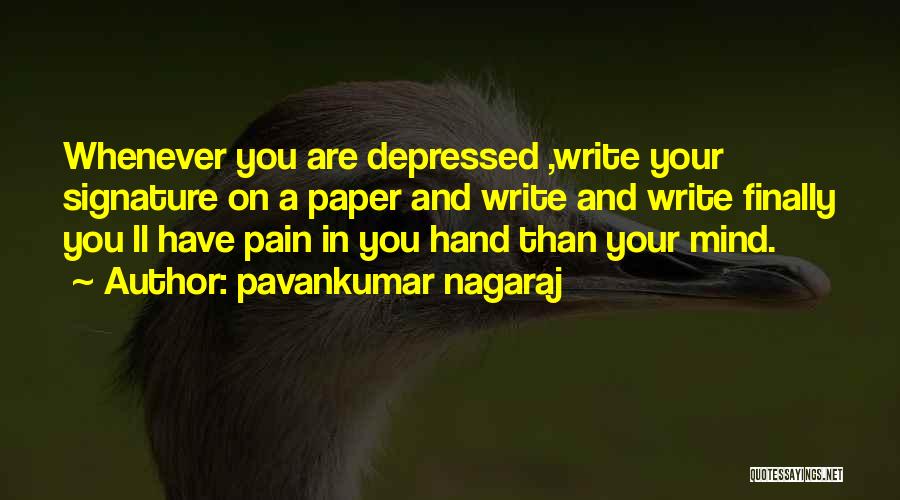 Sad Love And Pain Quotes By Pavankumar Nagaraj