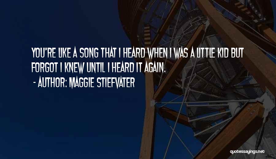 Sad Love Music Quotes By Maggie Stiefvater