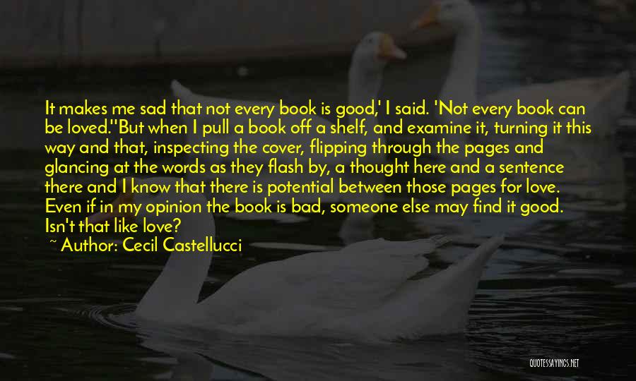 Sad Love Thought Quotes By Cecil Castellucci