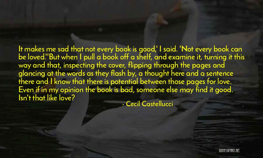 Sad Love Thought Quotes By Cecil Castellucci