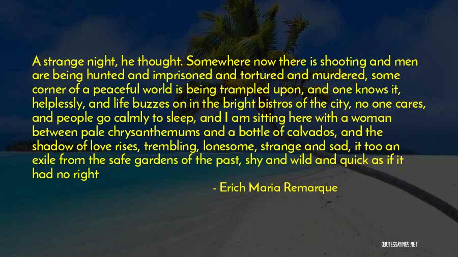 Sad Love Thought Quotes By Erich Maria Remarque Sad Love Thought Quotes By Erich Maria Remarque
