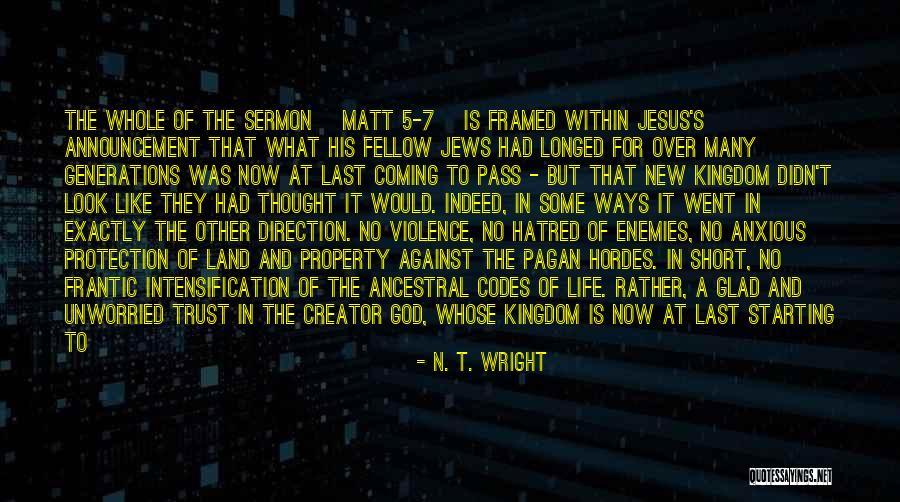 Sad Love Thought Quotes By N. T. Wright Sad Love Thought Quotes By N. T. Wright