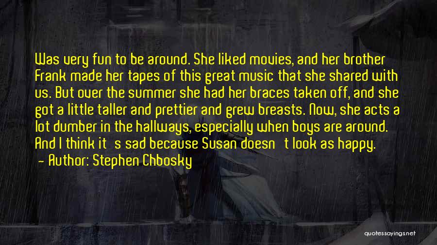 Sad Music Quotes By Stephen Chbosky