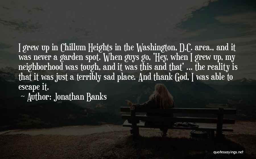 Sad Reality Quotes By Jonathan Banks