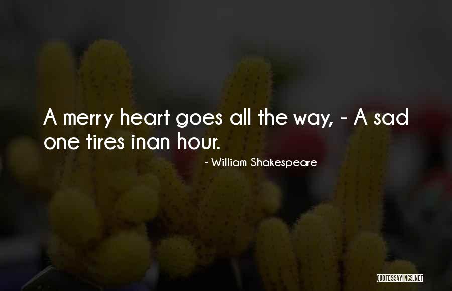 Sad Shakespeare Quotes By William Shakespeare