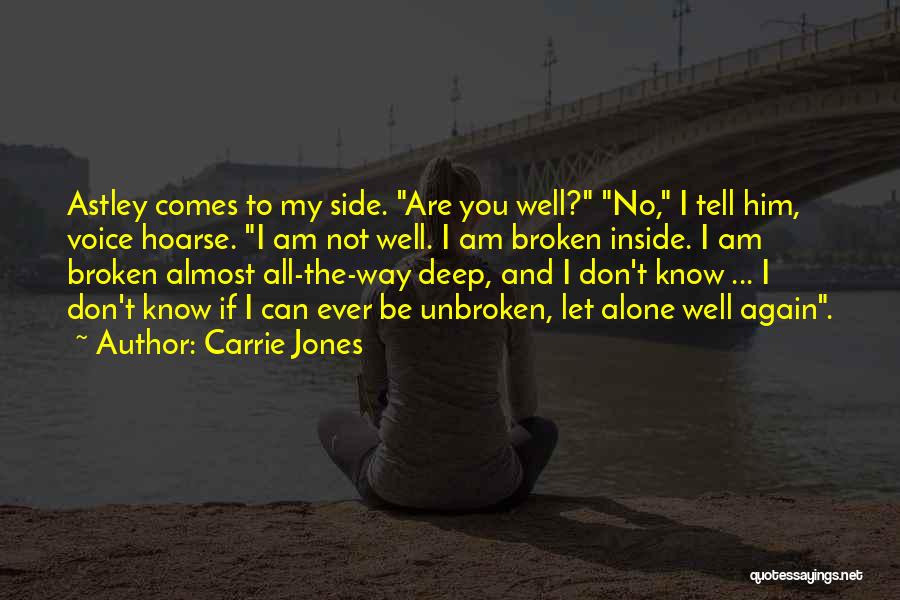 Sad Status Quotes By Carrie Jones