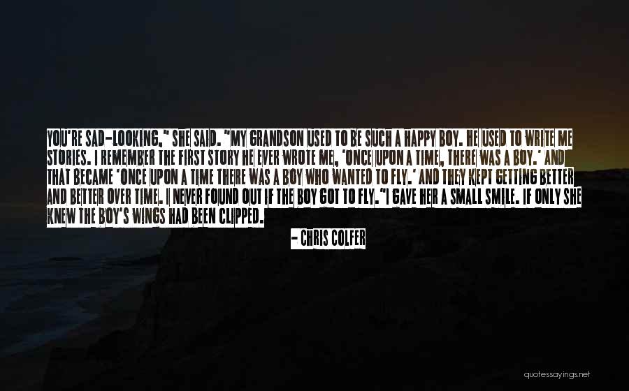 Sad Story And Sad Quotes By Chris Colfer Sad Story And Sad Quotes By Chris Colfer