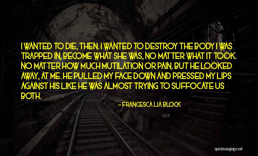 Sad Suicide Quotes By Francesca Lia Block Sad Suicide Quotes By Francesca Lia Block