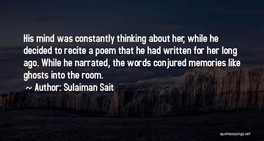 Sad Thing About Love Quotes By Sulaiman Sait