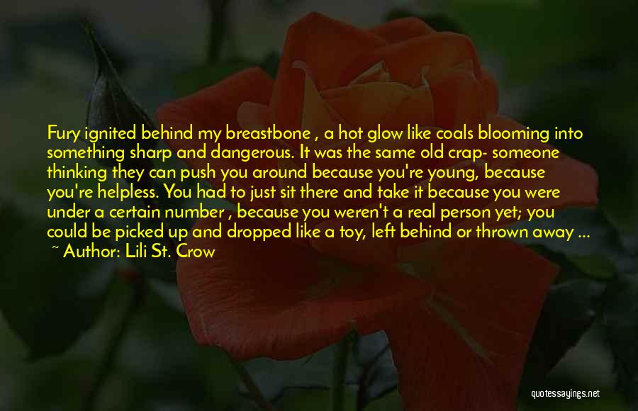 Sad Thinking Quotes By Lili St. Crow