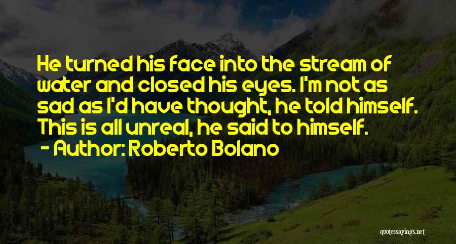 Sad Water Quotes By Roberto Bolano