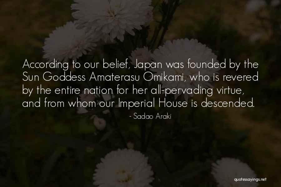 Sadao Araki Quotes 880518 Sadao Araki Quotes 880518