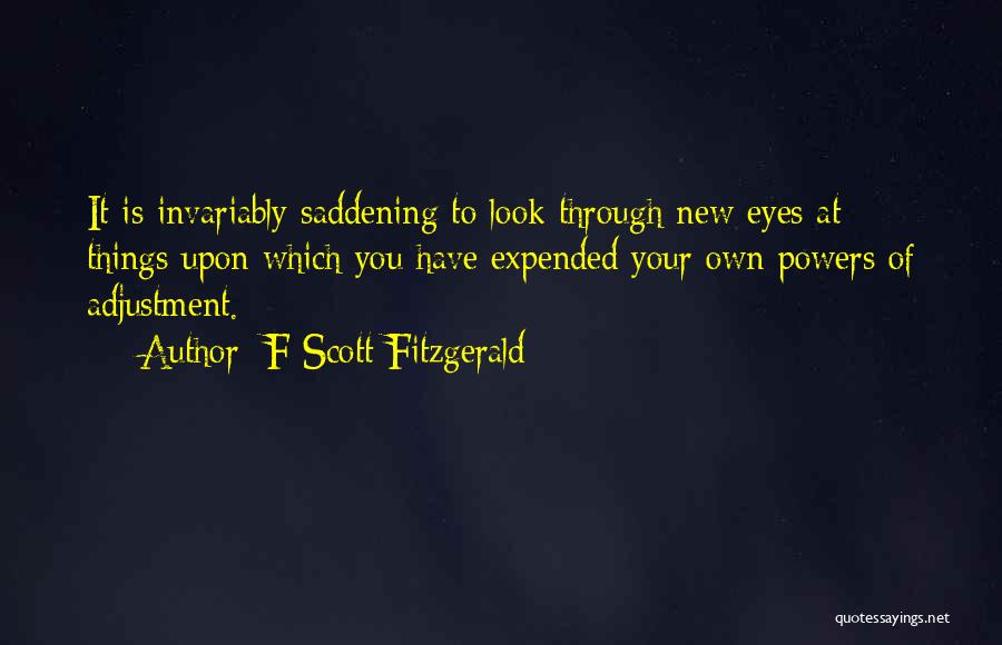 Saddening Quotes By F Scott Fitzgerald