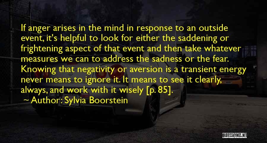 Saddening Quotes By Sylvia Boorstein