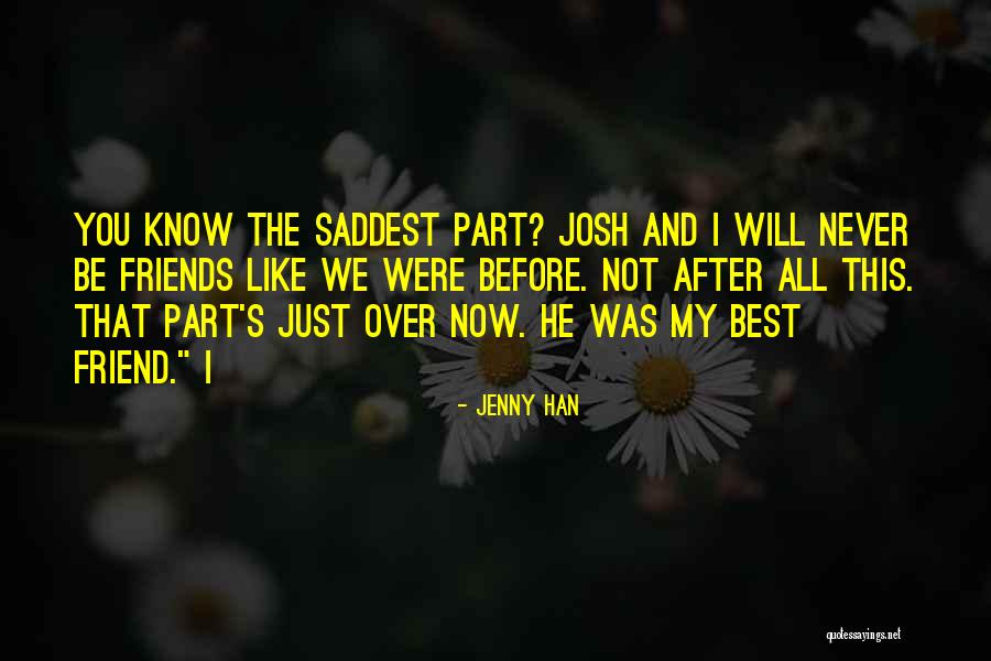 Saddest Quotes By Jenny Han