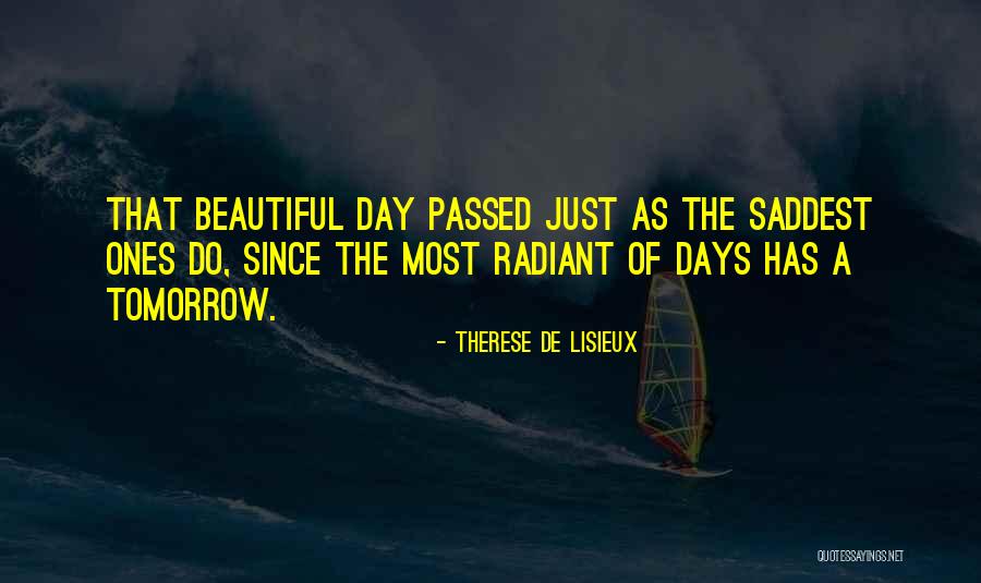 Saddest Quotes By Therese De Lisieux