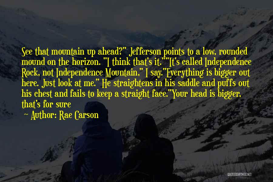 Saddle Quotes By Rae Carson