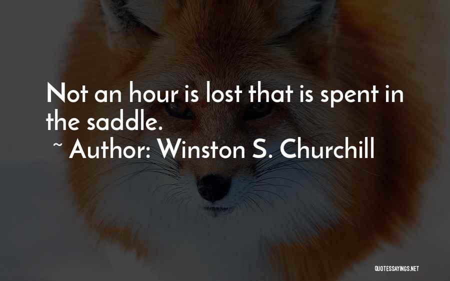 Saddle Quotes By Winston S. Churchill