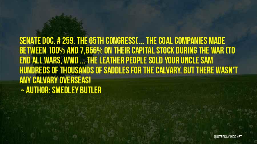 Saddles Quotes By Smedley Butler