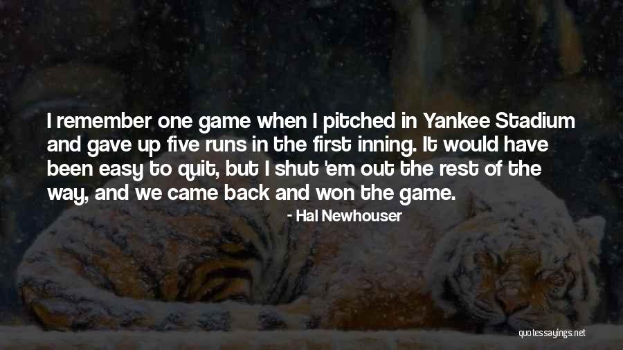 Sadeghi Md Quotes By Hal Newhouser Sadeghi Md Quotes By Hal Newhouser