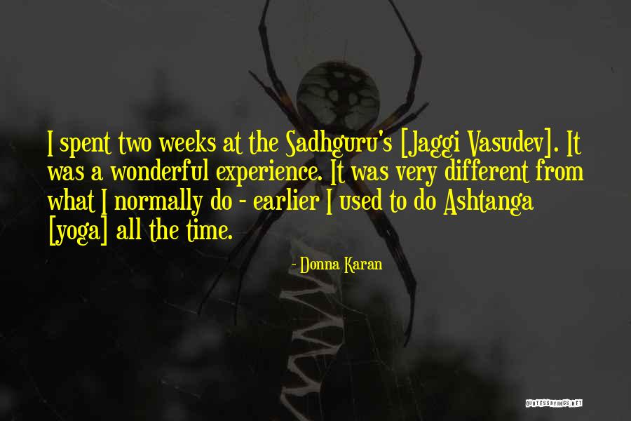 Sadhguru Jaggi Vasudev Quotes By Donna Karan