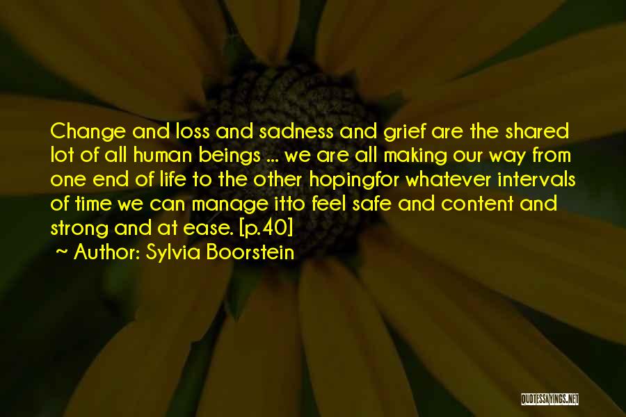Sadness And Change Quotes By Sylvia Boorstein
