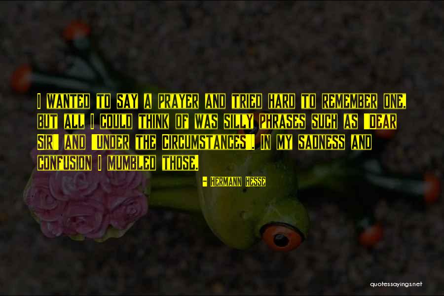 Sadness And Confusion Quotes By Hermann Hesse Sadness And Confusion Quotes By Hermann Hesse