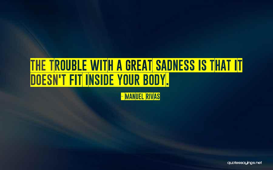 Sadness From Inside Out Quotes By Manuel Rivas Sadness From Inside Out Quotes By Manuel Rivas