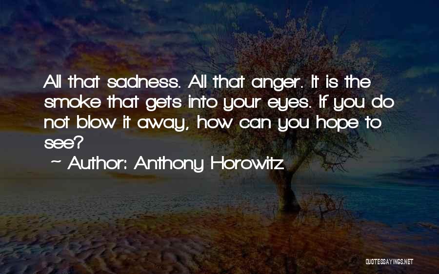 Sadness In Your Eyes Quotes By Anthony Horowitz