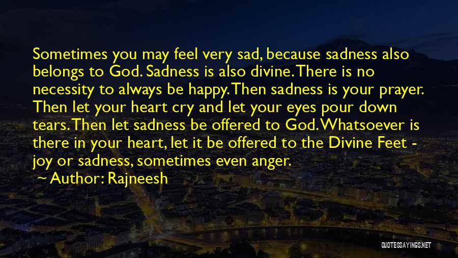 Sadness In Your Eyes Quotes By Rajneesh