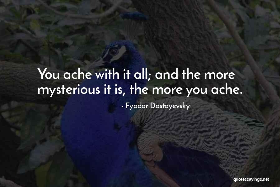 Sadness Mysterious Quotes By Fyodor Dostoyevsky Sadness Mysterious Quotes By Fyodor Dostoyevsky