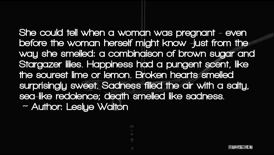 Sadness Of Death Quotes By Leslye Walton