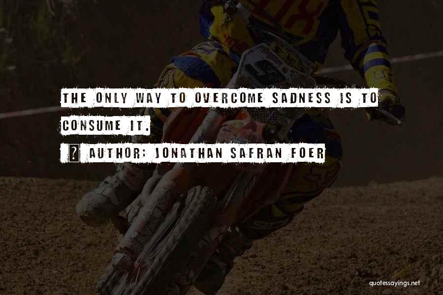 Sadness Overcome Quotes By Jonathan Safran Foer