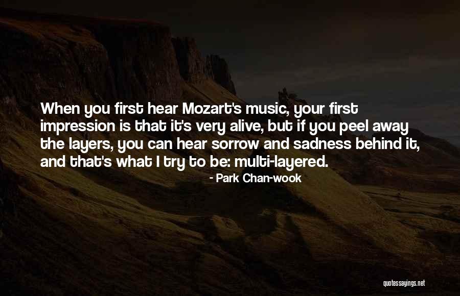Sadness Sorrow Quotes By Park Chan-wook Sadness Sorrow Quotes By Park Chan-wook