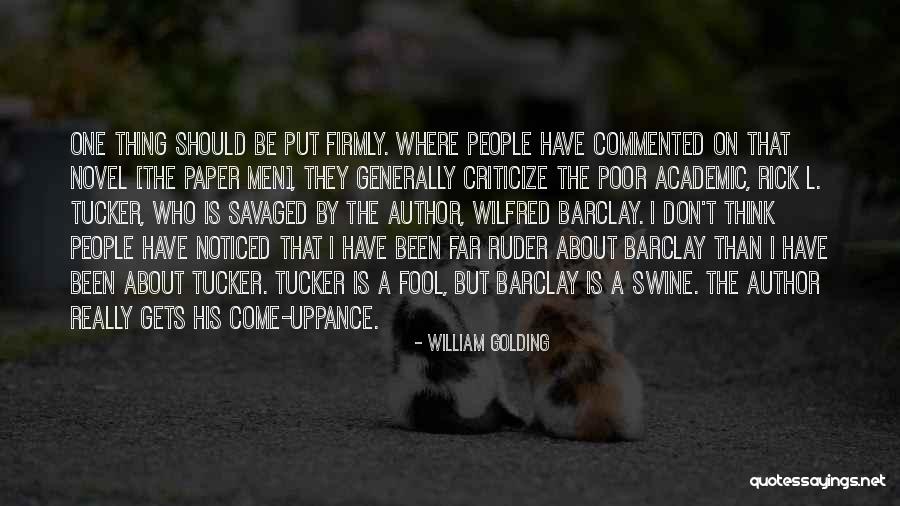 Sadoo Mosay Quotes By William Golding Sadoo Mosay Quotes By William Golding