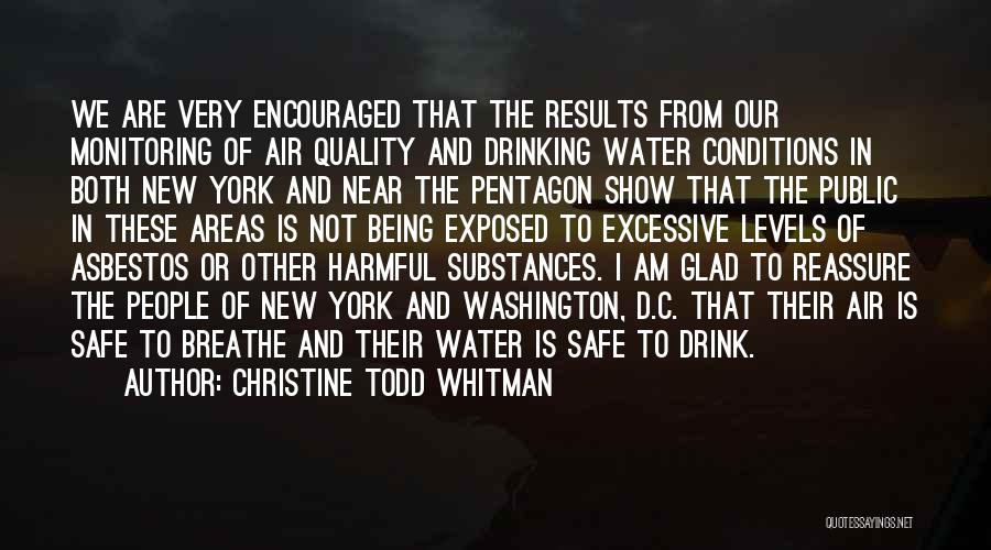 Safe Drinking Water Quotes By Christine Todd Whitman