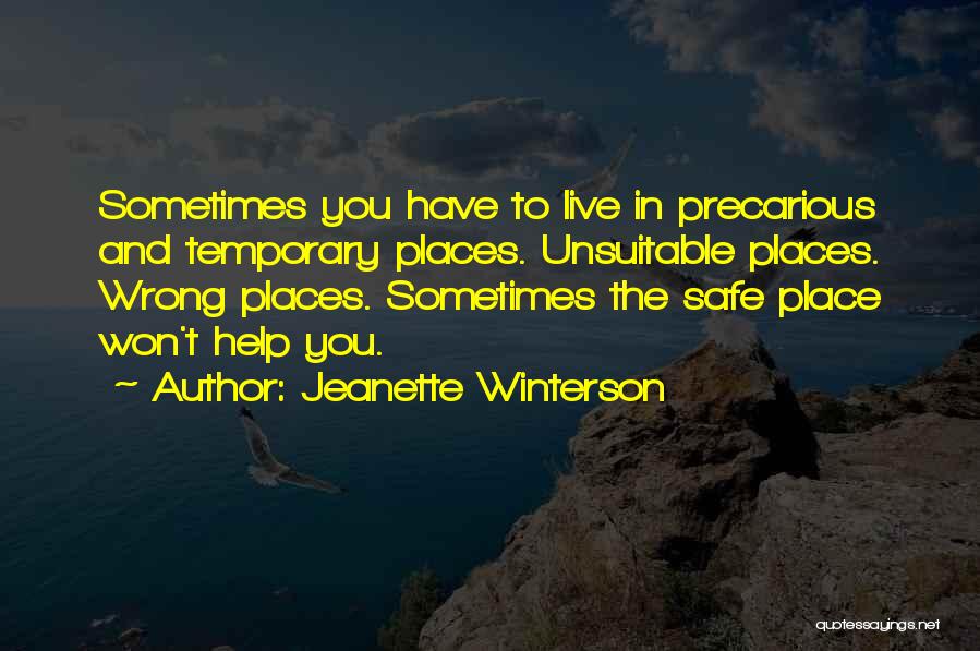 Safe Places Quotes By Jeanette Winterson