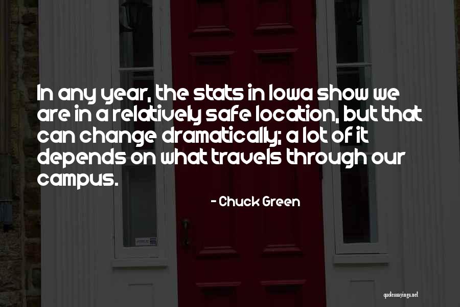 Safe Travels Quotes By Chuck Green Safe Travels Quotes By Chuck Green