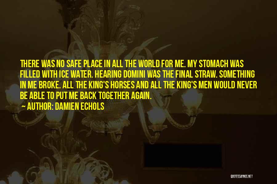 Safe Water Quotes By Damien Echols