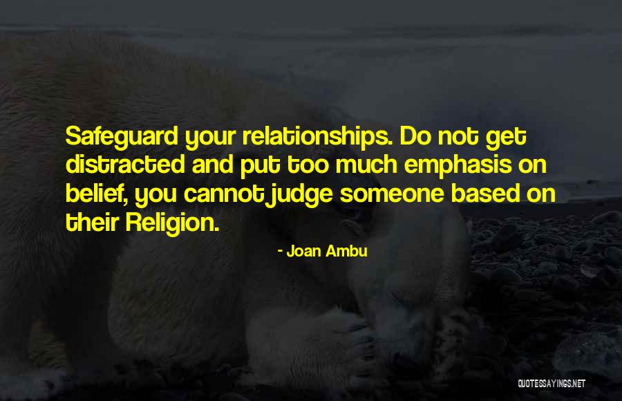 Safeguard Quotes By Joan Ambu Safeguard Quotes By Joan Ambu