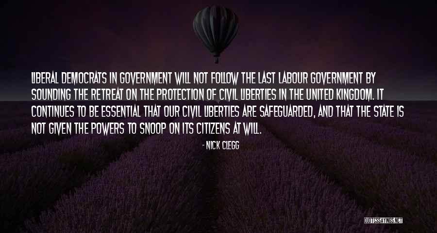 Safeguarded Quotes By Nick Clegg Safeguarded Quotes By Nick Clegg