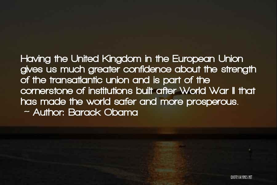 Safer World Quotes By Barack Obama