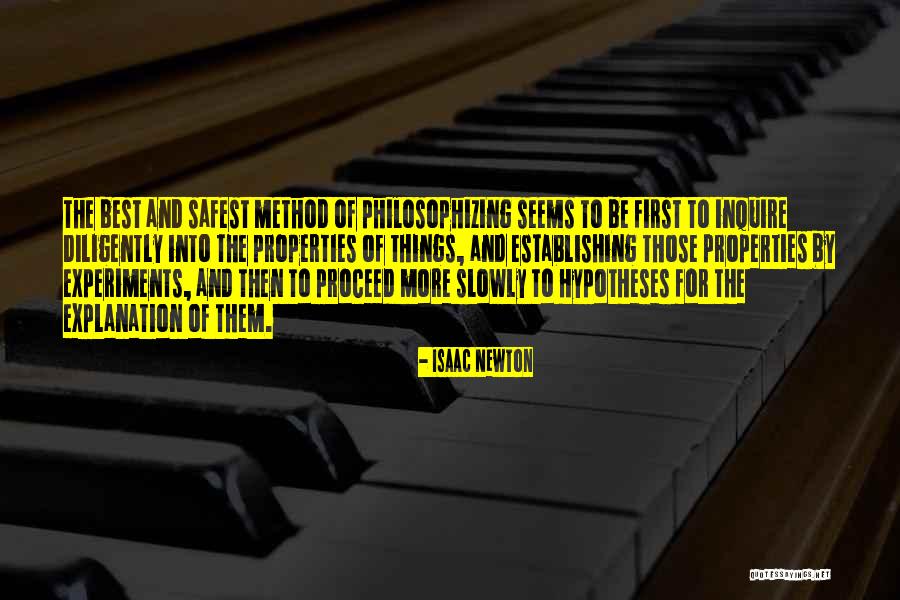 Safest Quotes By Isaac Newton Safest Quotes By Isaac Newton