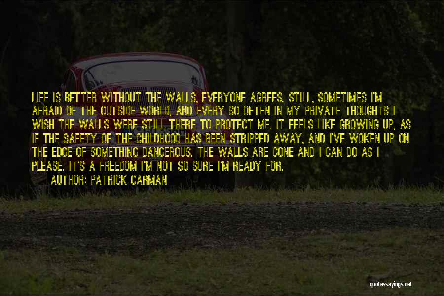 Safety And Freedom Quotes By Patrick Carman