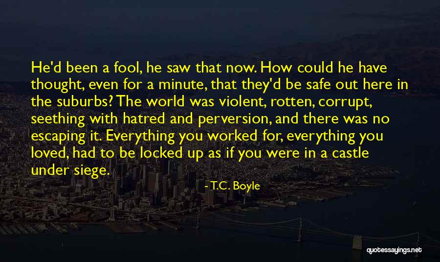 Safety And Protection Quotes By T.C. Boyle Safety And Protection Quotes By T.C. Boyle