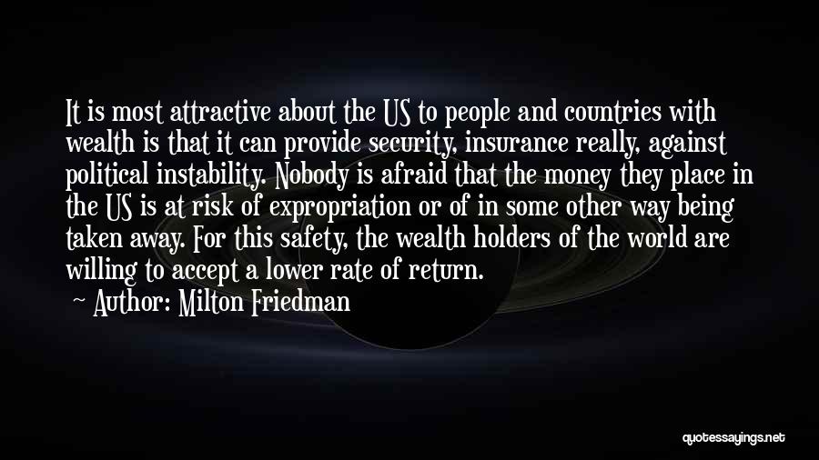 Safety And Risk Quotes By Milton Friedman