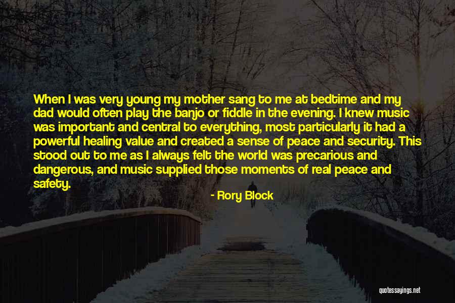 Safety And Security Quotes By Rory Block