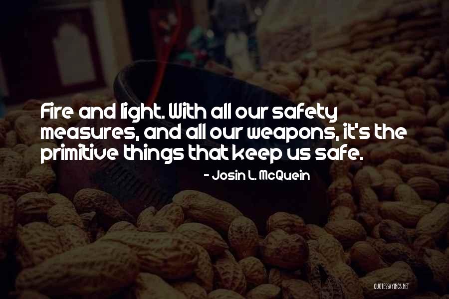 Safety Measures Quotes By Josin L. McQuein