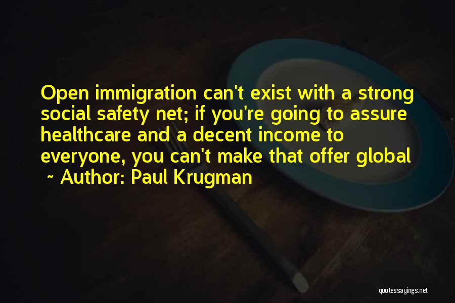 Safety Net Quotes By Paul Krugman